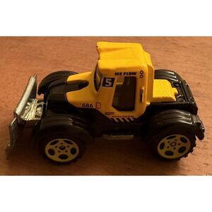 2005 MATCHBOX‎ YELLOW ORANGE ICE PLOW